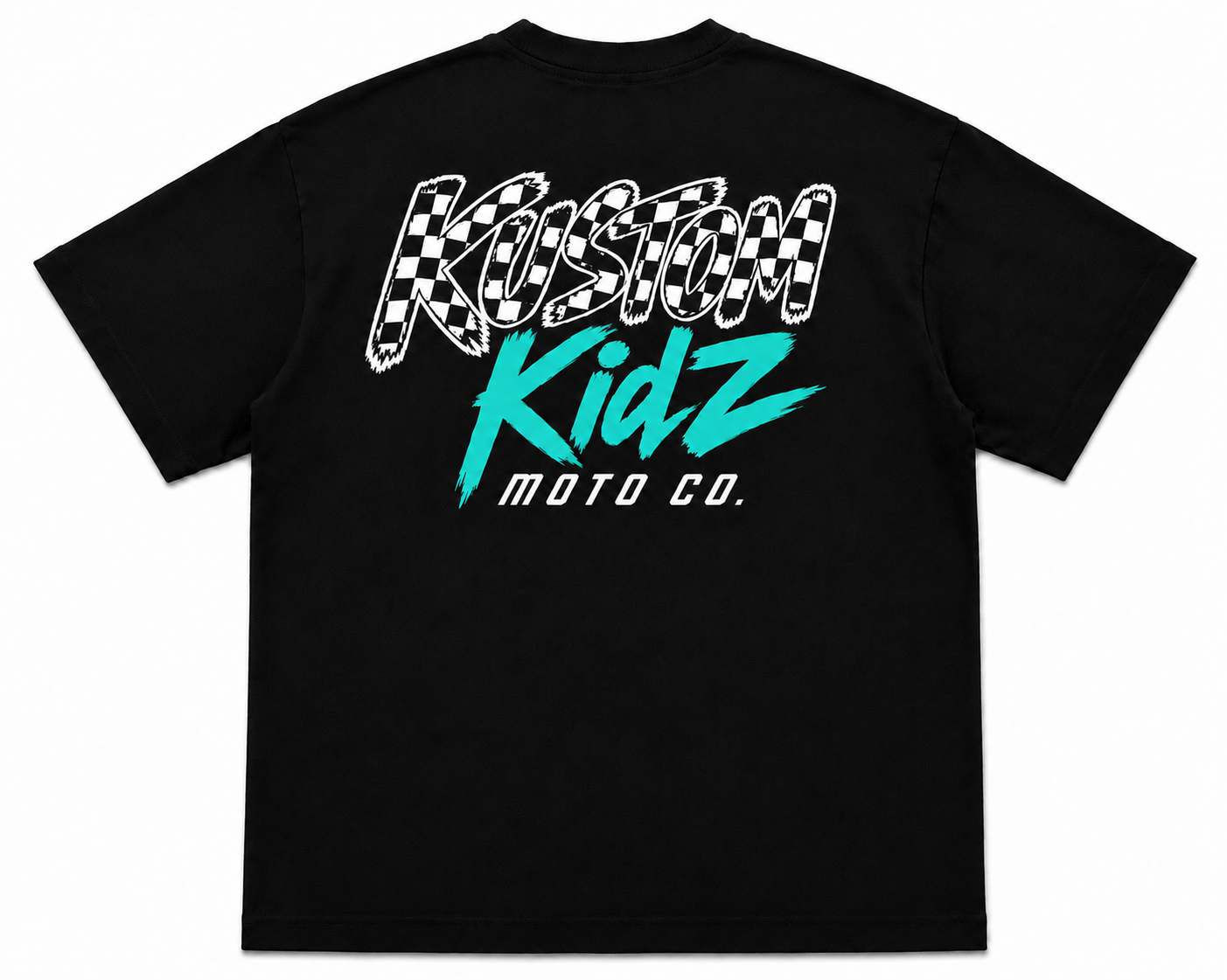 Checkered Kustom Tee - Kids
