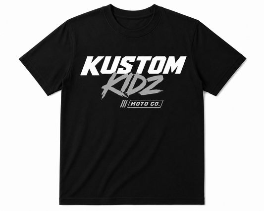 Kustom Supporter Tee Grey - Kids